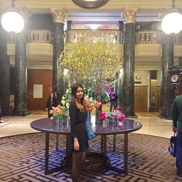 Zara Navy Blue Long Sleeves Minidress - Picture 2 of 3